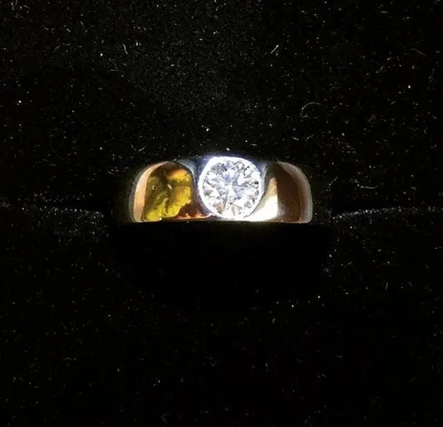 Buy Designer Solitaire Platinum Engagement Ring for Men SJ PTO 316 Online  in India - Etsy